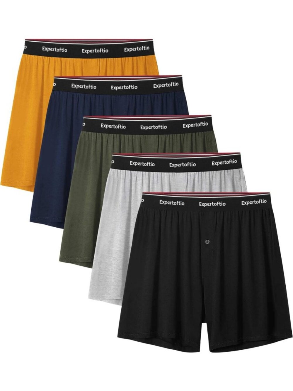 Boxers for Men Viscose from Bamboo Men's Underwear Boxer Shorts Breathable Mens